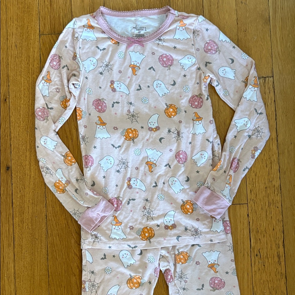 Halloween  Bamboo Pajama Set, 5t girl - Picture 2 of 6